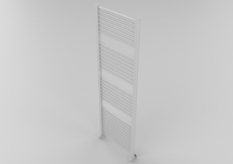 Radiateur et Ventilateur-convecteur 3D - Sèche-serviettes à...