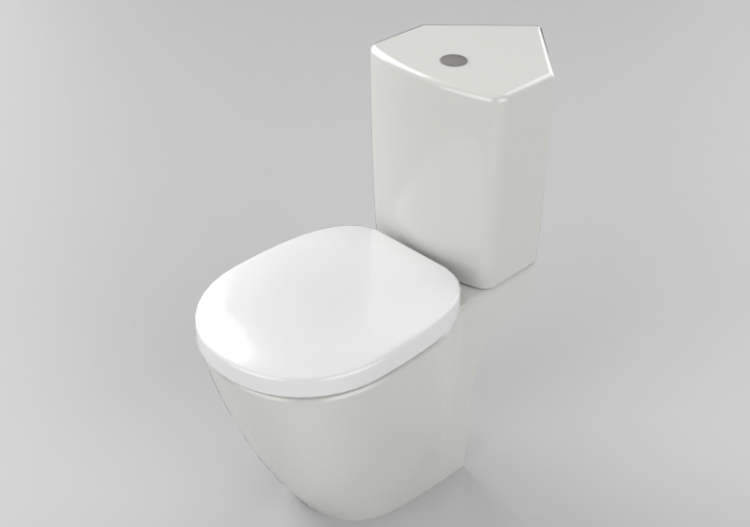 3D Vases - Floor mounted toilet Vase - Ideal Standard -...