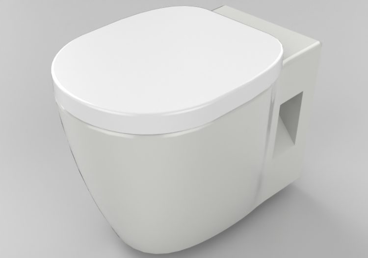 3D Vases - Wall hung toilet bowl - Ideal Standard - Concept...