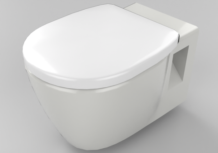 3D Vases - Wall hung toilet bowl - Ideal Standard - Connect...
