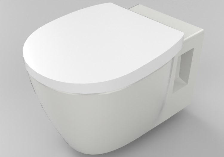 3D-WC - Toilette hängend - Ideal Standard - Connect - E8149...