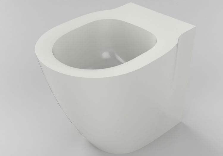 Bidet 3D - Bidet a terra - Ideal Standard - Concept Space -...
