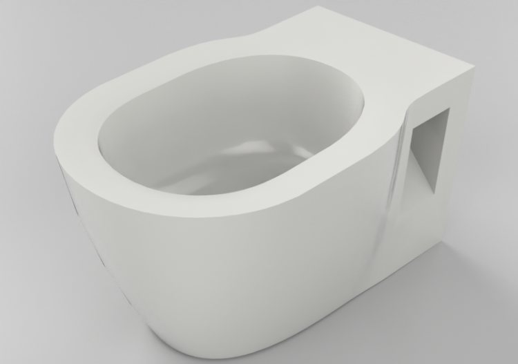 Bidé 3D - Bidet suspendido - Ideal Standard - Connect -...