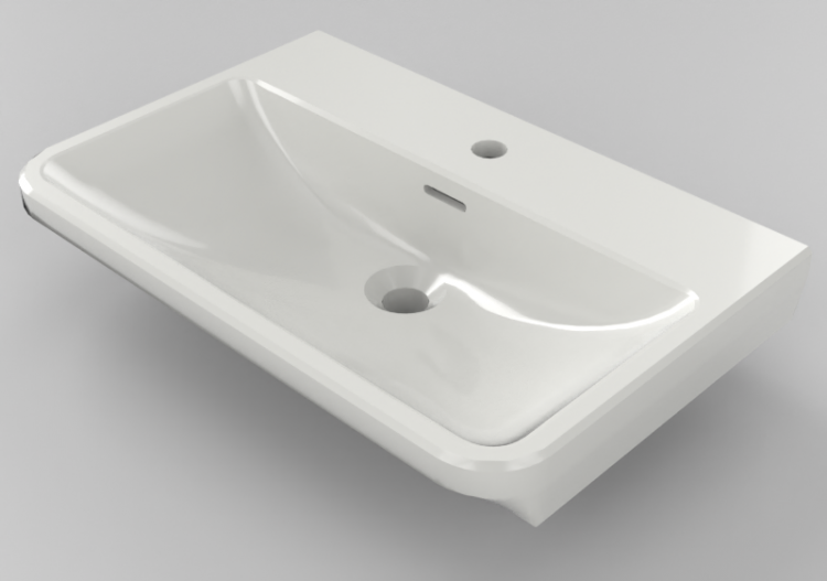 3D Sinks - Countersunk Washbasin - Svedbergs - 6035 - ACCA...
