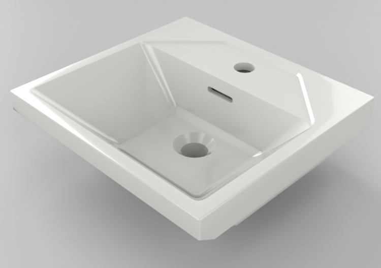 Lavabos 3D - Lavabo à encastrer - Svedbergs - 14035 - ACCA...