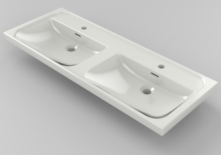 3D Sinks - Countersunk Washbasin - Svedbergs - 61120 - ACCA...