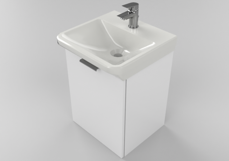 3D Möbel - Waschbecken mit Schrank - Svedbergs - 4035/15410...