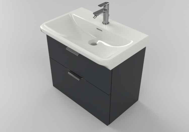 Muebles 3D - Lavabo con mueble - Svedbergs - 6035/860620 -...