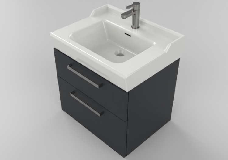 Mobili 3D - Lavabo con mobile - Svedbergs - Stil 60/Signum...