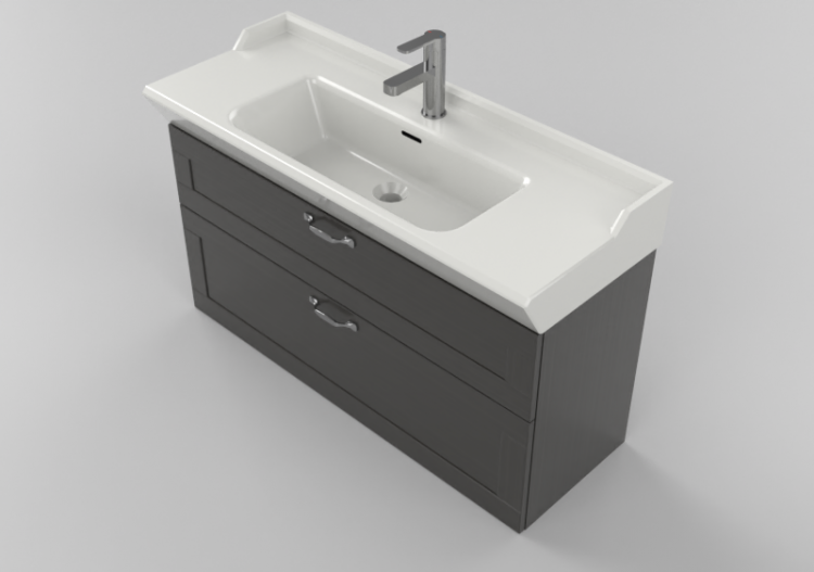 Muebles 3D - Lavabo con mueble - Svedbergs - Stil 100/Stil...
