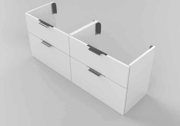 3D Möbel - Doppelter Holzschrank - Svedbergs - 151210 -...