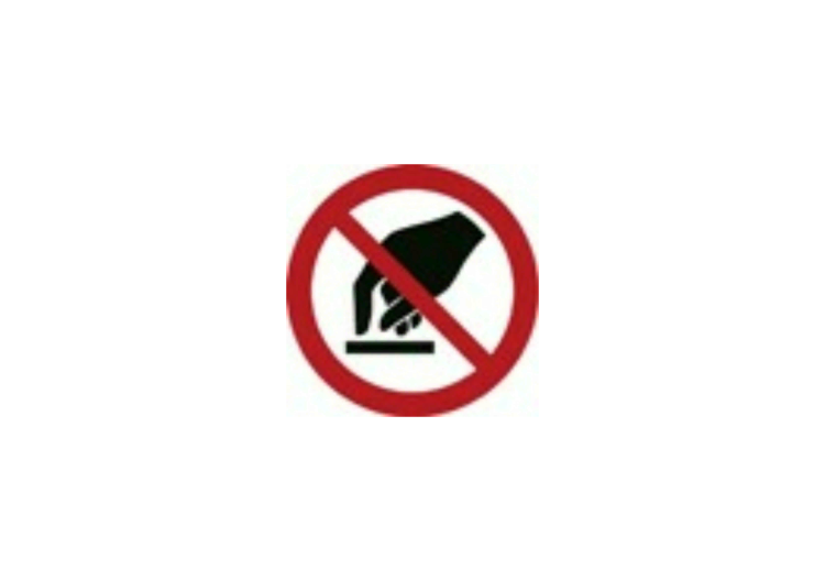 Signs - Do not touch - ACCA software Signs - Do not touch - ACCA software