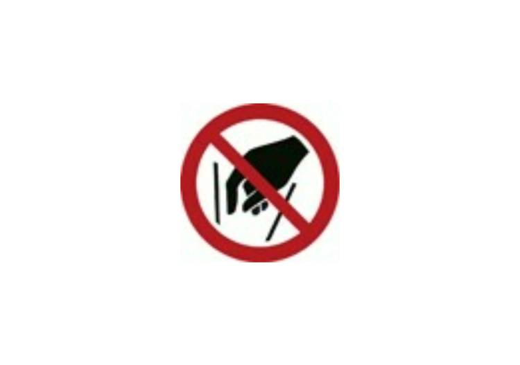 Señales - Prohibido introducir las manos - ACCA software Señales - Prohibido introducir las manos - ACCA software