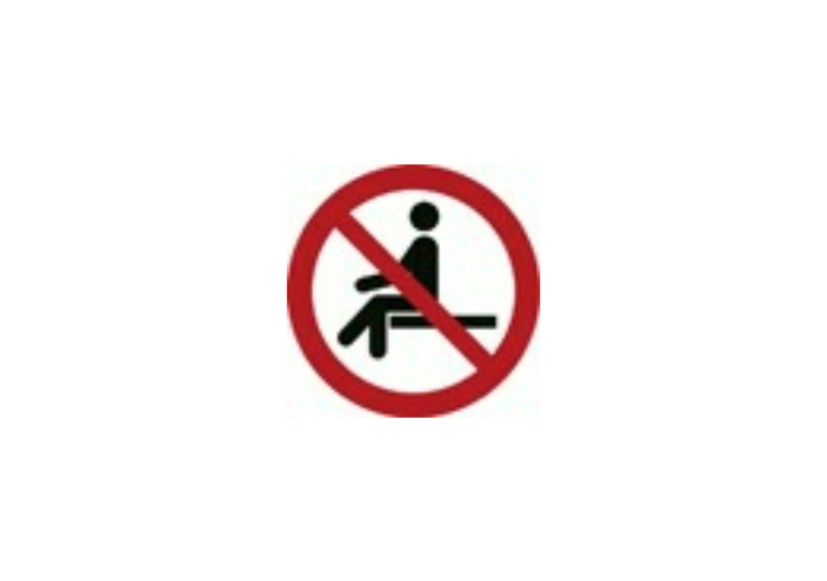Señales - Prohibido sentarse - ACCA software Señales - Prohibido sentarse - ACCA software