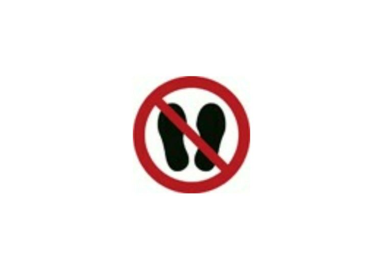 Signs - May not step on or stand in this area - ACCA... Signs - May not step on or stand in this area - ACCA...