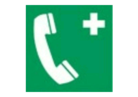 Sinaliza&ccedil;&atilde;o - Telefone de emerg&ecirc;ncia