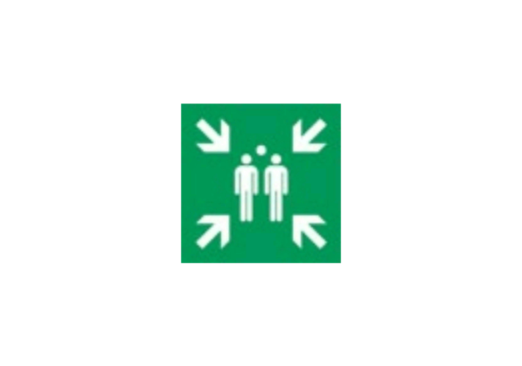 Sinalização - Ponto de encontro e de evacuação - ACCA... Sinalização - Ponto de encontro e de evacuação - ACCA...