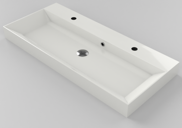 Lavabi 3D - Lavabo 100x45cm – Dekker – Cortona – 180372 -...