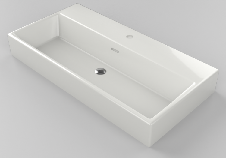 3D Sinks - Wash basin 90x46cm – Dekker – Mila – 180615 -...