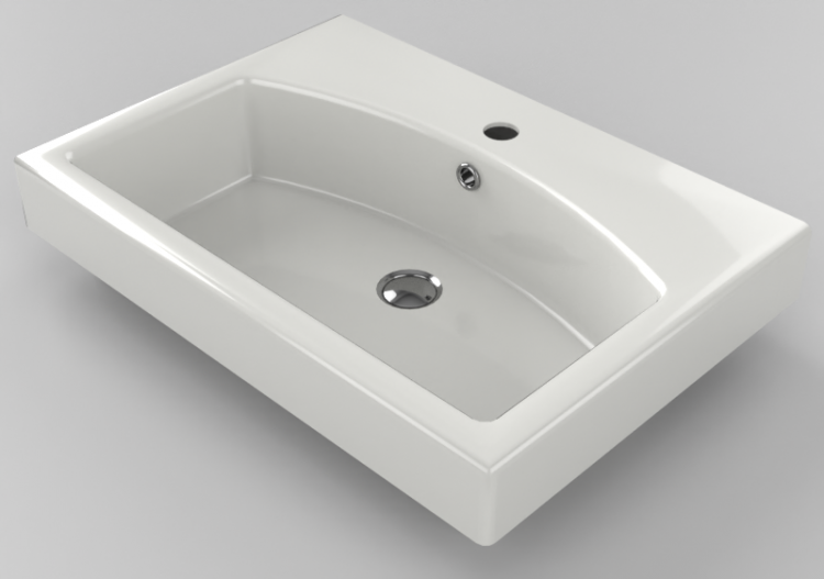 3D Sinks - Wash basin 60x43,5cm – Dekker – Vittoria -...