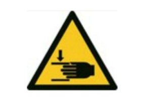 Signs - Danger of crushing hands
