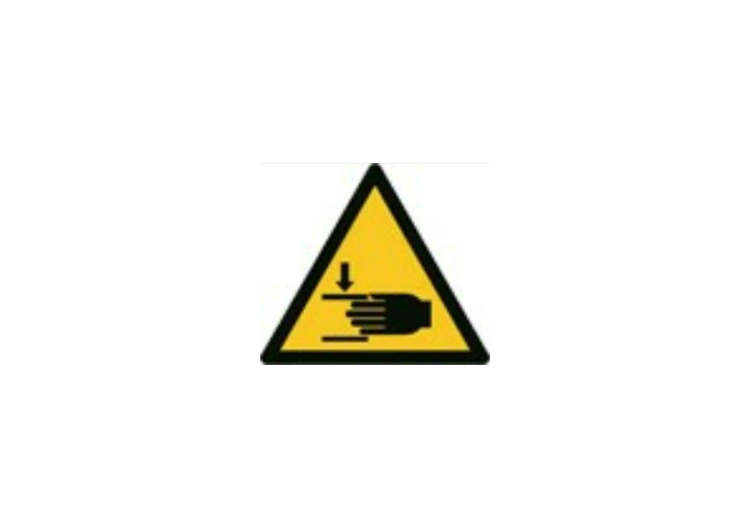 Signs - Danger of crushing hands - ACCA software Signs - Danger of crushing hands - ACCA software