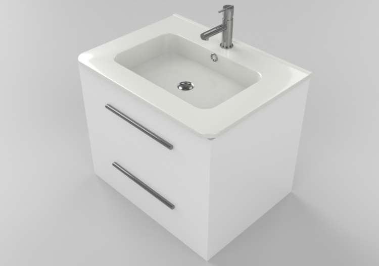 Mobili 3D - Mobile con lavabo e rubinetto - Dekker – Pesaro...