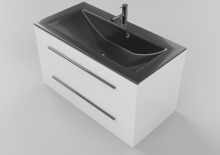 Mobili 3D - Mobile con lavabo e rubinetto - Dekker – Pesaro...