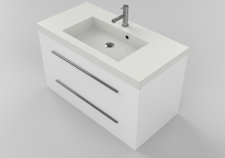 Mobili 3D - Mobile con lavabo e rubinetto - Dekker – Pesaro...