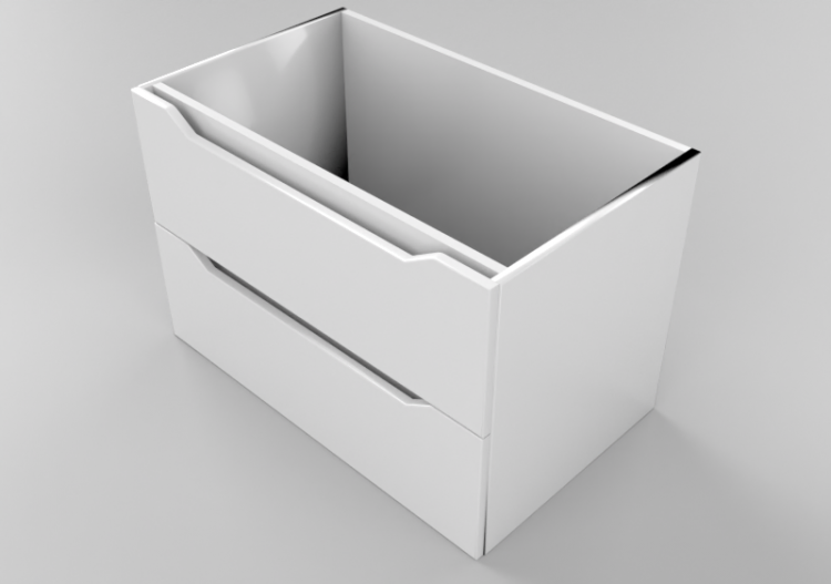Mobili 3D - Mobile bagno per lavabo – Dekker – Magione -...