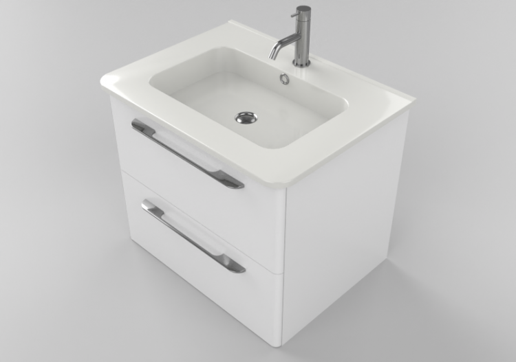 Mobili 3D - Mobile con lavabo e rubinetto - Dekker – Klea –...