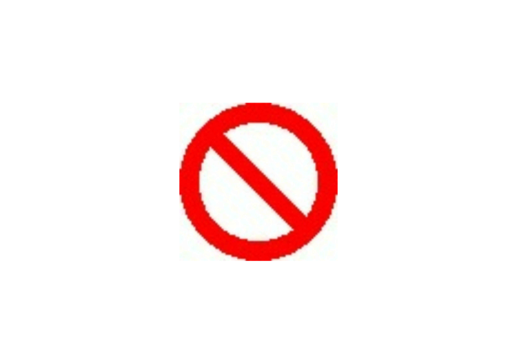 Señales - Prohibición genérica - ACCA software Señales - Prohibición genérica - ACCA software