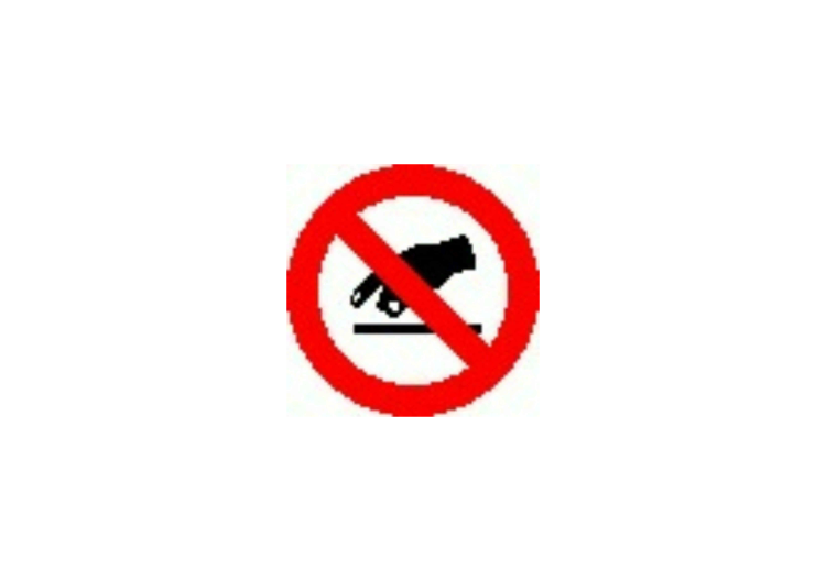 Signaux - Interdiction de toucher - ACCA software Signaux - Interdiction de toucher - ACCA software