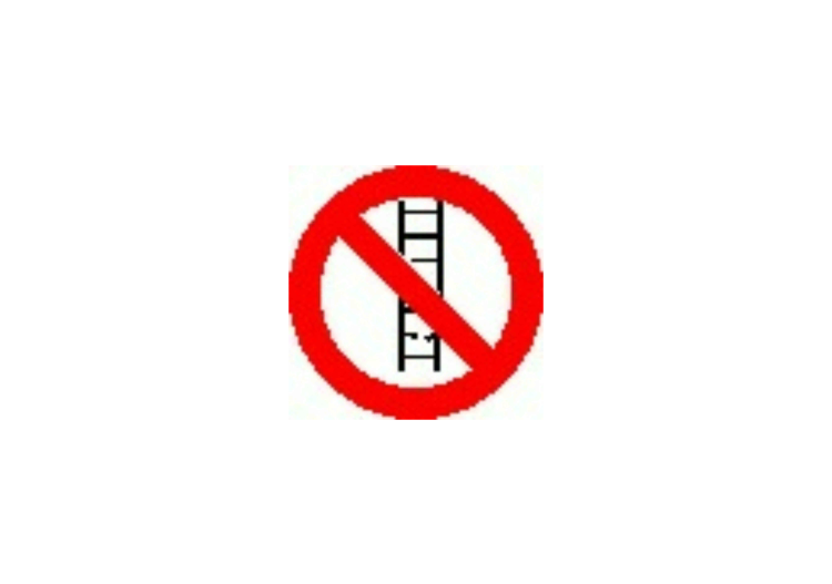 Zeichen - Treppe in einem schlechten Zustand - ACCA... Zeichen - Treppe in einem schlechten Zustand - ACCA...