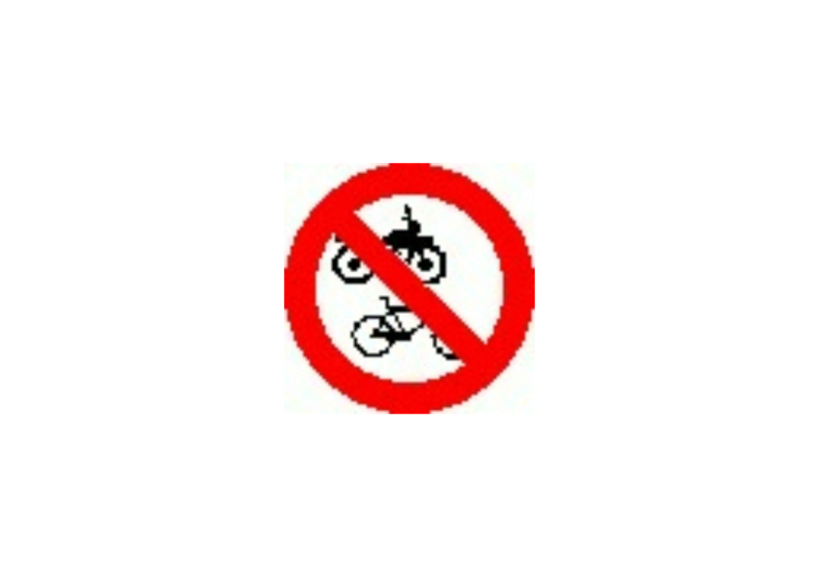 Sinalização - Proibido trânsito de motocicletas - ACCA... Sinalização - Proibido trânsito de motocicletas - ACCA...