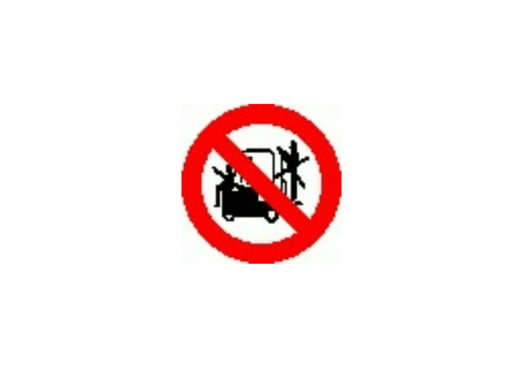 Signs - Never transport people - ACCA software Signs - Never transport people - ACCA software