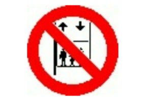 Se&ntilde;ales - Prohibido utilizar el elevador