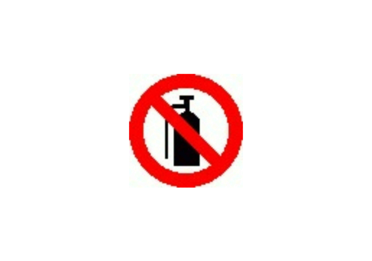 Signs - Forbidden to use fire extinguishers - ACCA software Signs - Forbidden to use fire extinguishers - ACCA software