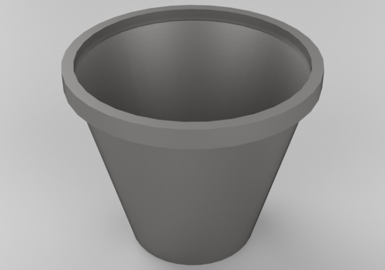 Benches and Planters 3D - Flowerpot - Nola - Folke Large -...