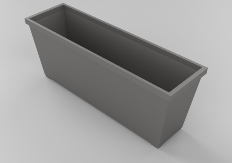 Benches and Planters 3D - Flowerpot - Nola - Folke...