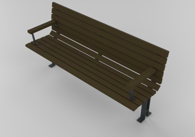 Bancos 3D - Bancada de madeira - Nola - Hjorthagen Backed -...