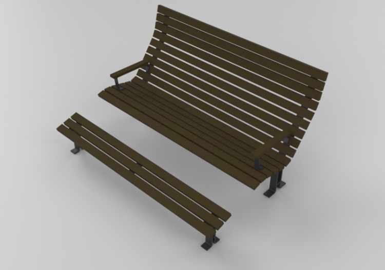 Bancs 3D - Banc en bois - Nola - Kajen Sunbed - ACCA...