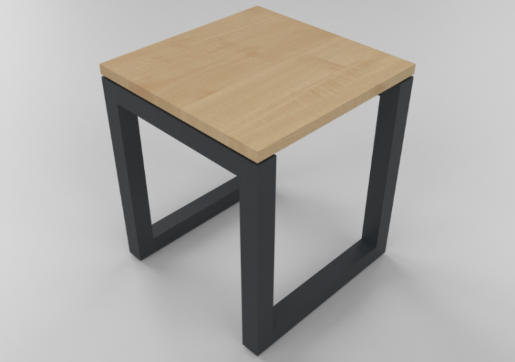 3D Sitzbänke und Pflanzengefäße - Holzbank - Nola - Minimal...