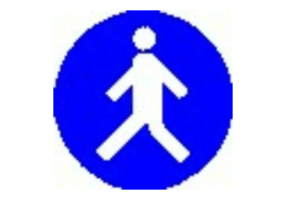 Signaux - Passage obligatoire pour pi&eacute;tons