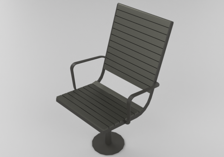 3D Benches - Wooden Chair - Nola - Parco - ACCA software