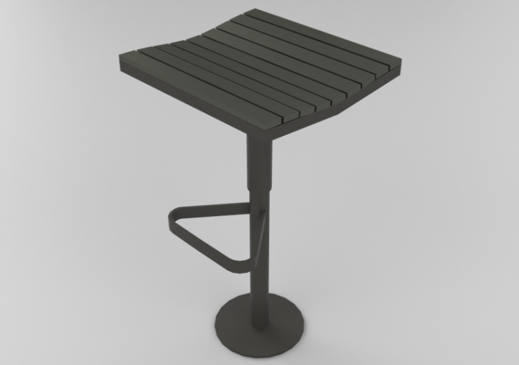 Panchine e Fioriere 3D - Sgabello in legno - Nola - Parco...