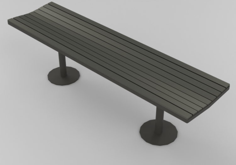 3D Benches - Wooden bench - Nola - Parco Bench - ACCA...