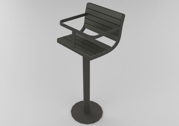 Bancos y Macetas 3D - Sillón de madera - Nola - Parco Child...