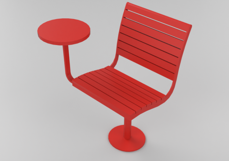 3D Benches - Wooden Chair - Nola - Parco Swivel - ACCA...