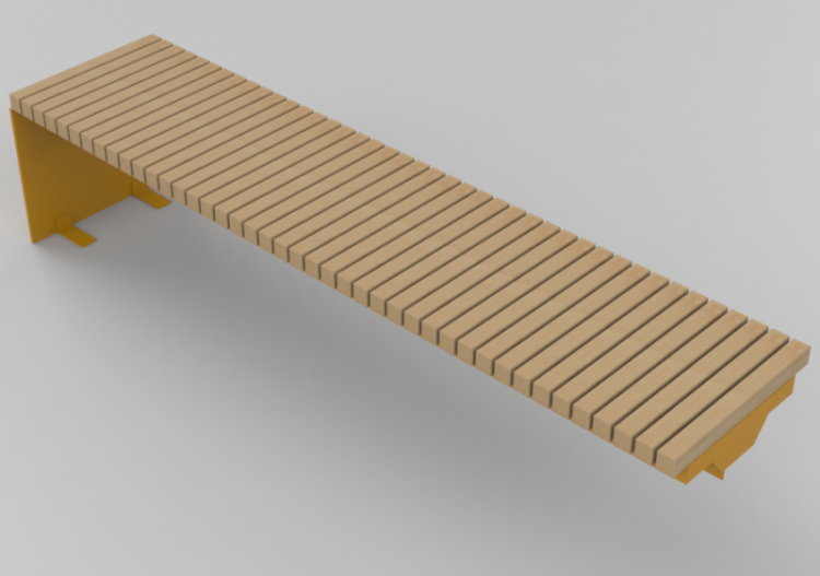 Bancs 3D - Banc en bois - Nola - Vartan - ACCA software